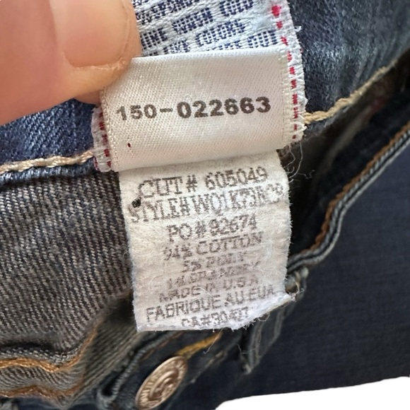 True Religion Boot Cut Denim Blue Jeans Dark Wash Natural Fading Y2K Womens 30 - Picture 10 of 15